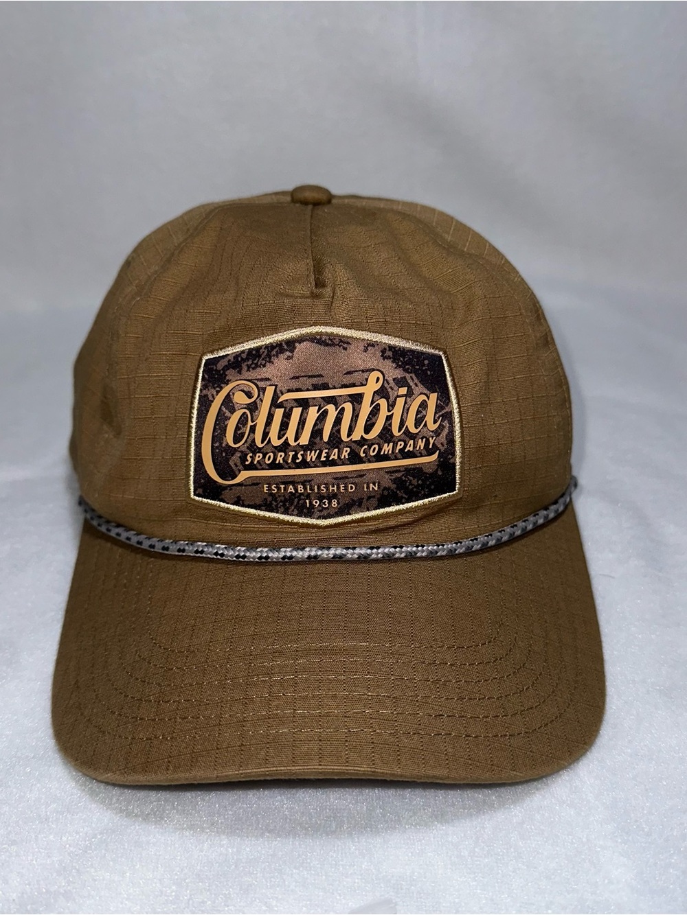 Columbia Sportswear Brown Rope Snapback Outdoor Hat vintage-inspired